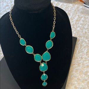 Elegant Gold and Turquoise Necklace